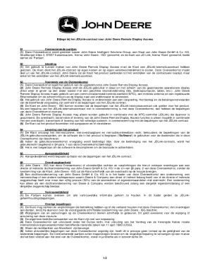 Fillable Online JDLink contract for John Deere Remote Display Access ...