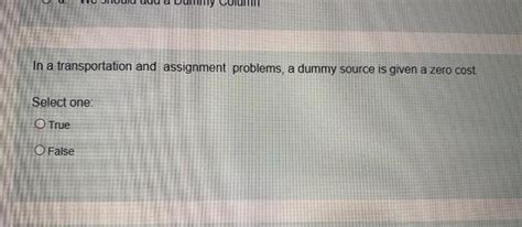 Image result for Assignment Problem with Dummy