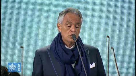 Andrea Bocelli sings breathtaking rendition of Schubert's “Ave Maria ...