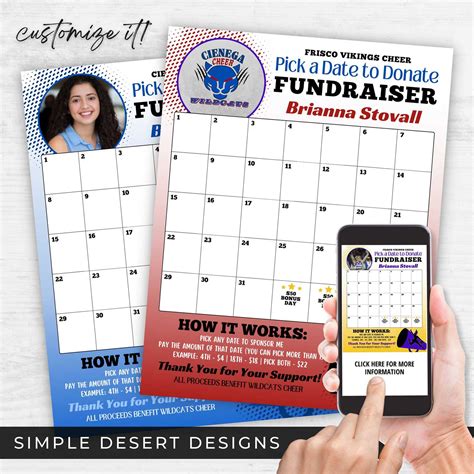 Effective Calendar Fundraiser Template for Successful Campaigns