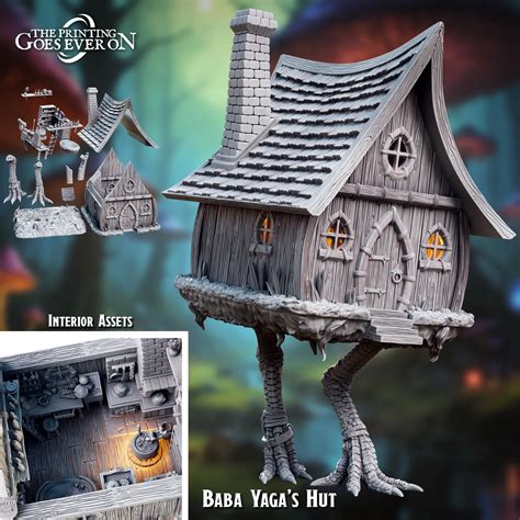Baba Yaga's Hut | The Printing Goes Ever On