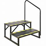 Buy Tocretoare RV Steps with Handrail, Hot Tub 2 Steps with Handrail ...