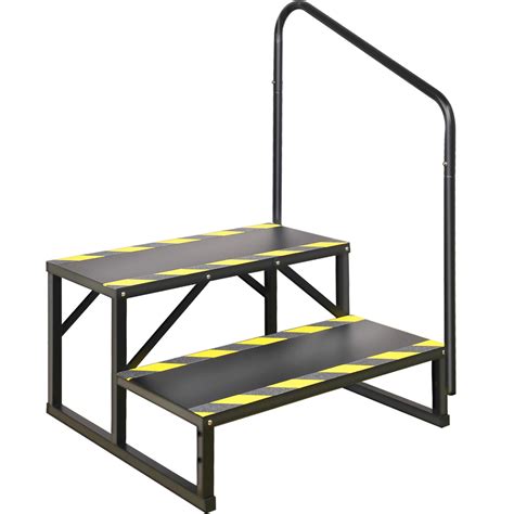 Buy Tocretoare RV Steps with Handrail, Hot Tub 2 Steps with Handrail ...