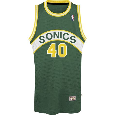 Adidas Shawn Kemp #40 Seattle SuperSonics Swingman - A46586 ...