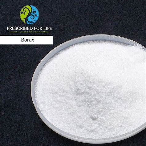 Prescribed for Life Borax Powder - Pure USP-NF Grade Sodium Borate ...