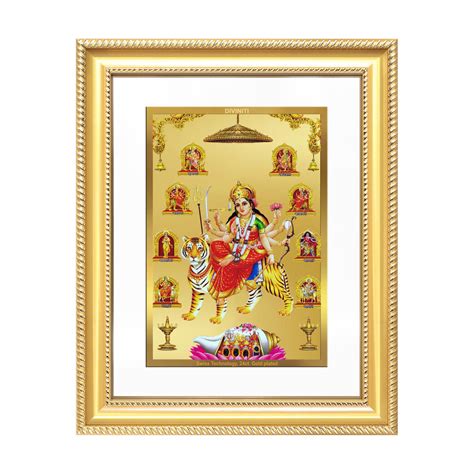 Durga Nav Durga | Goddess Durga in Her Nine Divine forms Wall Mount Ph ...