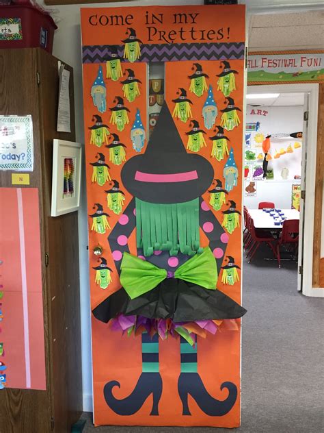 October Classroom Door | Halloween classroom decorations, Halloween ...