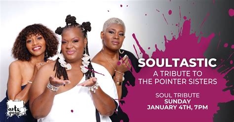 Soultastic - A tribute to the Pointer Sisters, Arts Garage, Delray ...