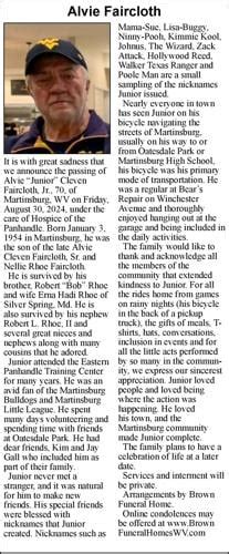 Alvie Faircloth | Obituaries | journal-news.net