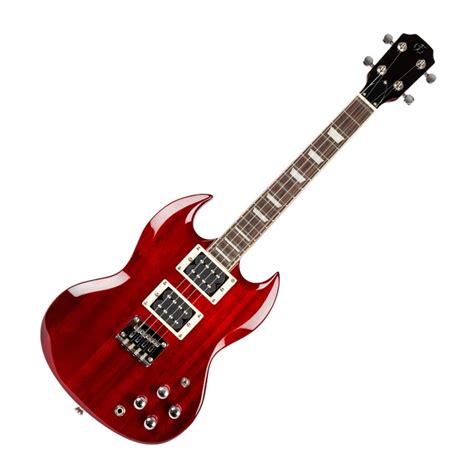 Flight Pioneer Tenor Electric Ukulele, Cherry Red at Gear4music