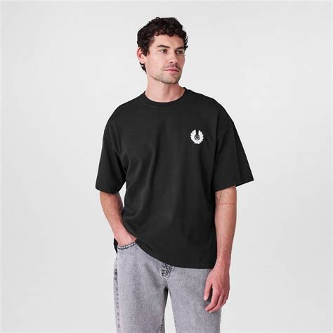 Belstaff Men's Drop-Shoulder Oversized T-Shirt | Flannels