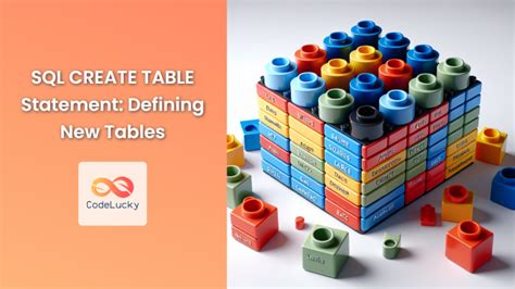 SQL Create Table Command 的图像结果