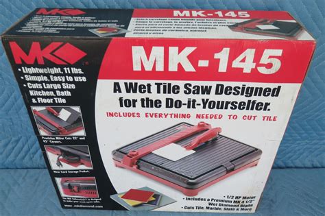 MK Diamond MK-145 Wet Tile Saw 158252 New in Box