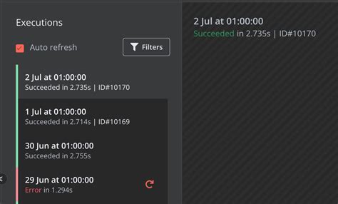 Execution ID 的图像结果