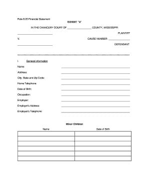 Mississippi 805 Financial Form 2020-2026 - Fill and Sign Printable ...