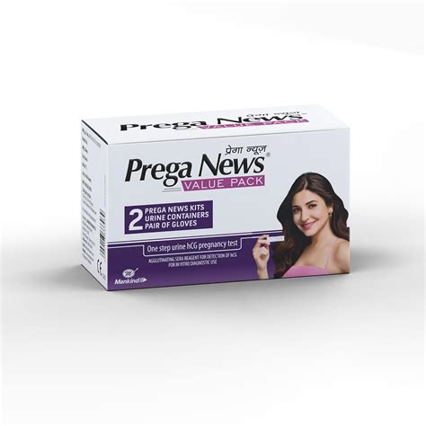 Buy Prega news Value Pack Kit,One Step Pregnancy Test Kit, Easy to Use ...