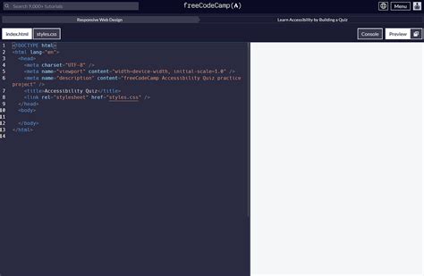 Image result for Freecodecamp HTML/CSS Quiz