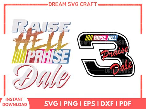 Raise Hell Praise Dale SVG – Southern Pride Design