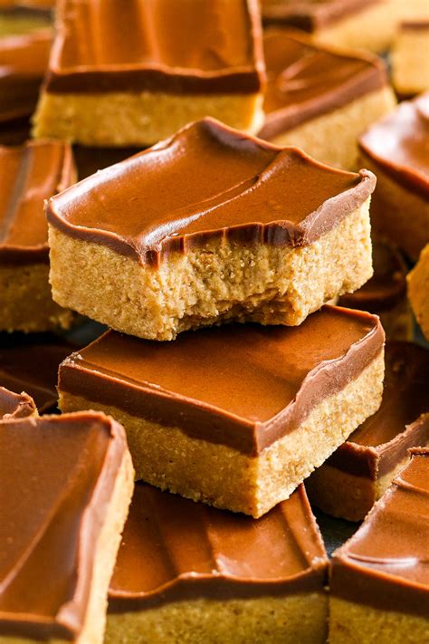 Quick Peanut Butter Chocolate Bars The OG No Bake Peanut Butter