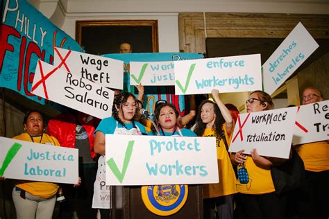 Philadelphia workers are readying a bill with a basic demand: Just ...