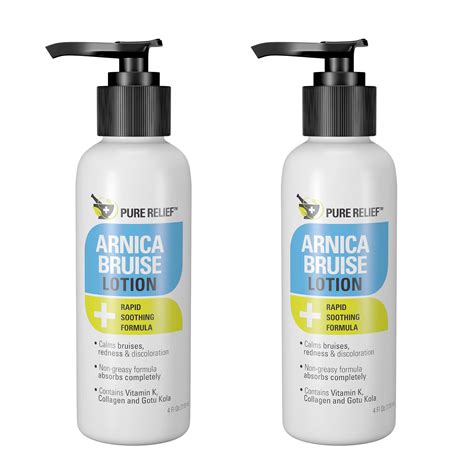 Buy Pure Arnica Lotion for Bruising, Swelling, & Discoloration On Skin ...