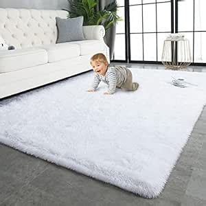 Buy TWINNIS Super Soft Shaggy Rugs Fluffy Carpets, 5x8 Feet, Indoor ...