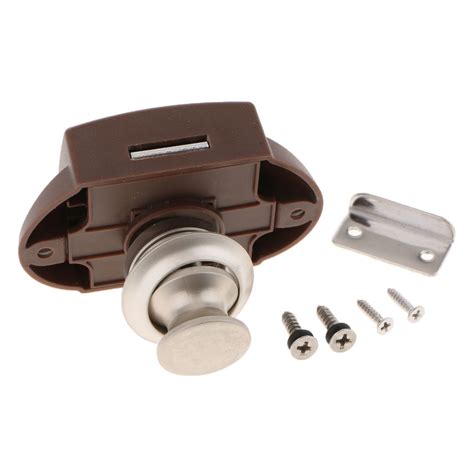 Push Button Catch Cupboard Door Knob Latch Lock fo... – Vicedeal