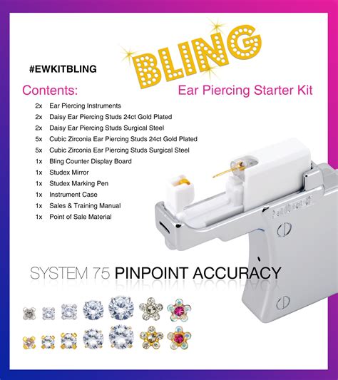 Bling Ear Piercing Starter Kit