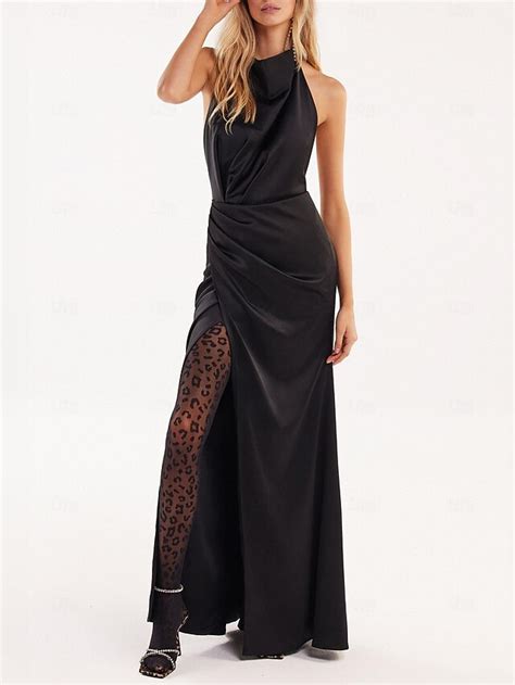 Sheath Wedding Guest Dresses Elegant Dress Black Tie Floor Length ...