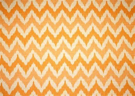Light Yellow Cotton Linen Fabric with Allover Zig Zag Pattern 14115
