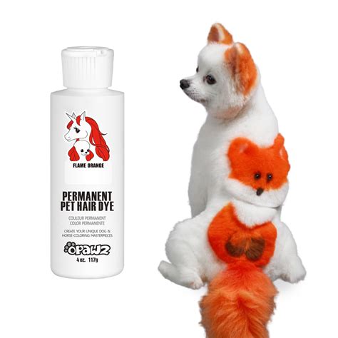OPAWZ Permanent Dog Hair Dye, Pet Hair Dye Safely Used by Grooming ...