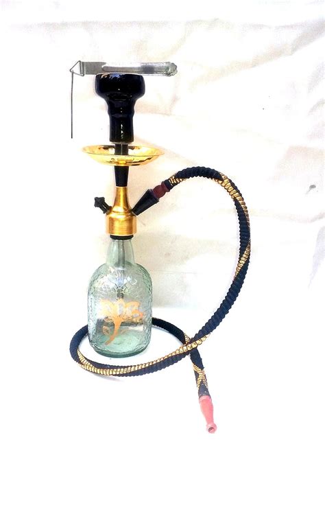 Buy H.M.SUALEH & CO. Glass Hookah 'Daru', 15-inch(Multicolour) Online ...