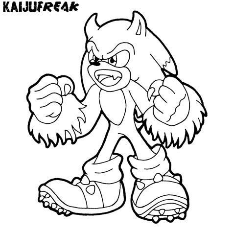 Sonic Coloring Pages (5) - Coloringkids.org