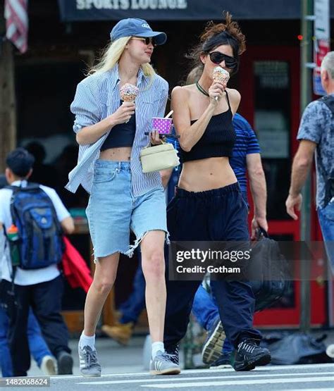 Gigi Hadid and Leah McCarthy are seen on *** in New York ...