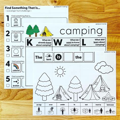 Spatial Concepts: Fun Activities and Worksheets | Speechy Musings ...