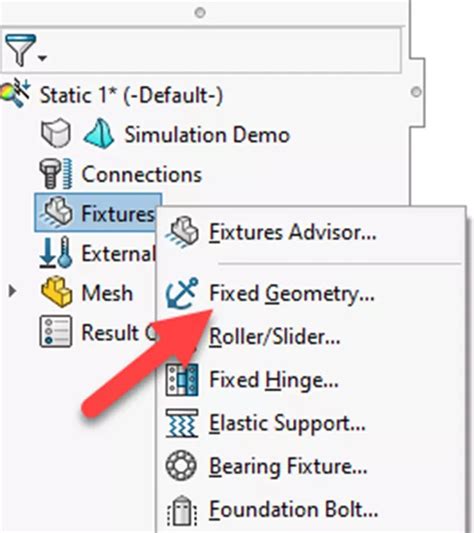 SolidWorks Simulation Allow Fixture Movement 的图像结果