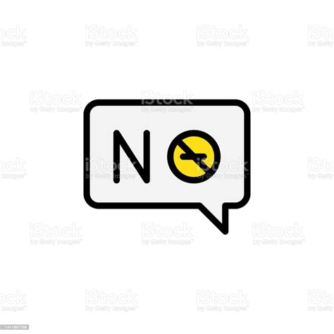 No Smoking Sentence Outline Icon Elements Of Smoking Activities ...
