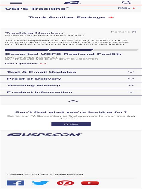 Image result for My USPS Tracking