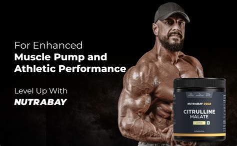 Nutrabay Gold Citrulline Malate 2:1 Supplement Powder 120g, Lemon ...