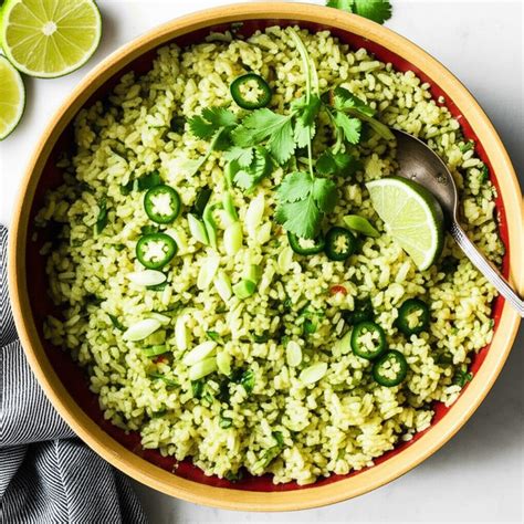 Arroz Verde Mexican Green Rice Recipe - Easy & Delicious | Forktionary