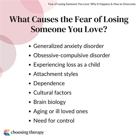 Fear Of Losing Someone