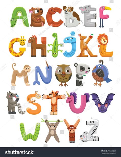 Three Letter Animals List - Letter Style Suggestions