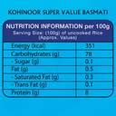 KOHINOOR Super Value Pack of 4 Basmati Rice (Long Grain, Sticky) Price ...