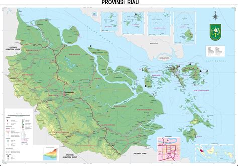 AMAZING INDONESIA: RIAU PROVINCE MAP
