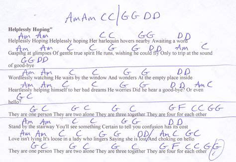 Image result for Helplessly Hoping Tutorial