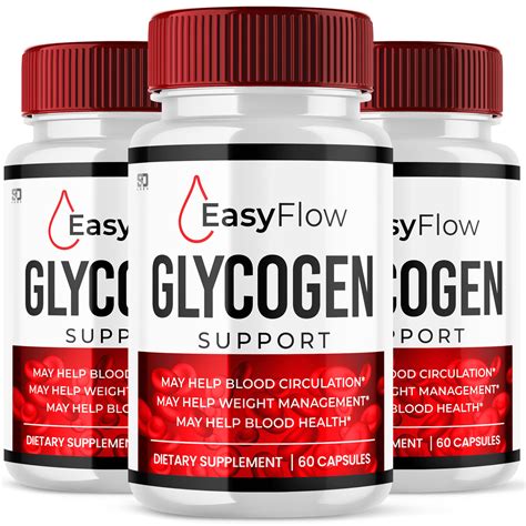 Easy Flow Glycogen Support Advanced Maximum Strength Supplement 180 ...