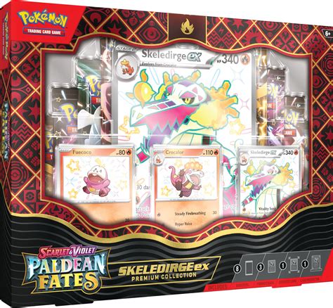 POKEMON TCG: Scarlet and Violet: PALDEAN Fates: POKEMON EX Premium ...