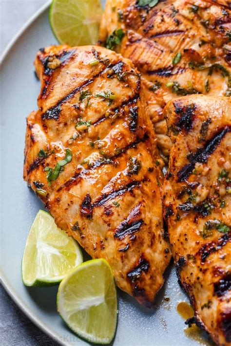 An EASY recipe for grilled Cilantro Lime Chicken, with a 5-minute prep ...