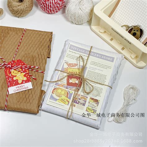 打包礼物怎么系绳最新素材