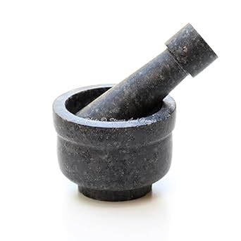 Buy Stones And Homes Granite Small Mortar And Pestle Set For Masala 3 ...